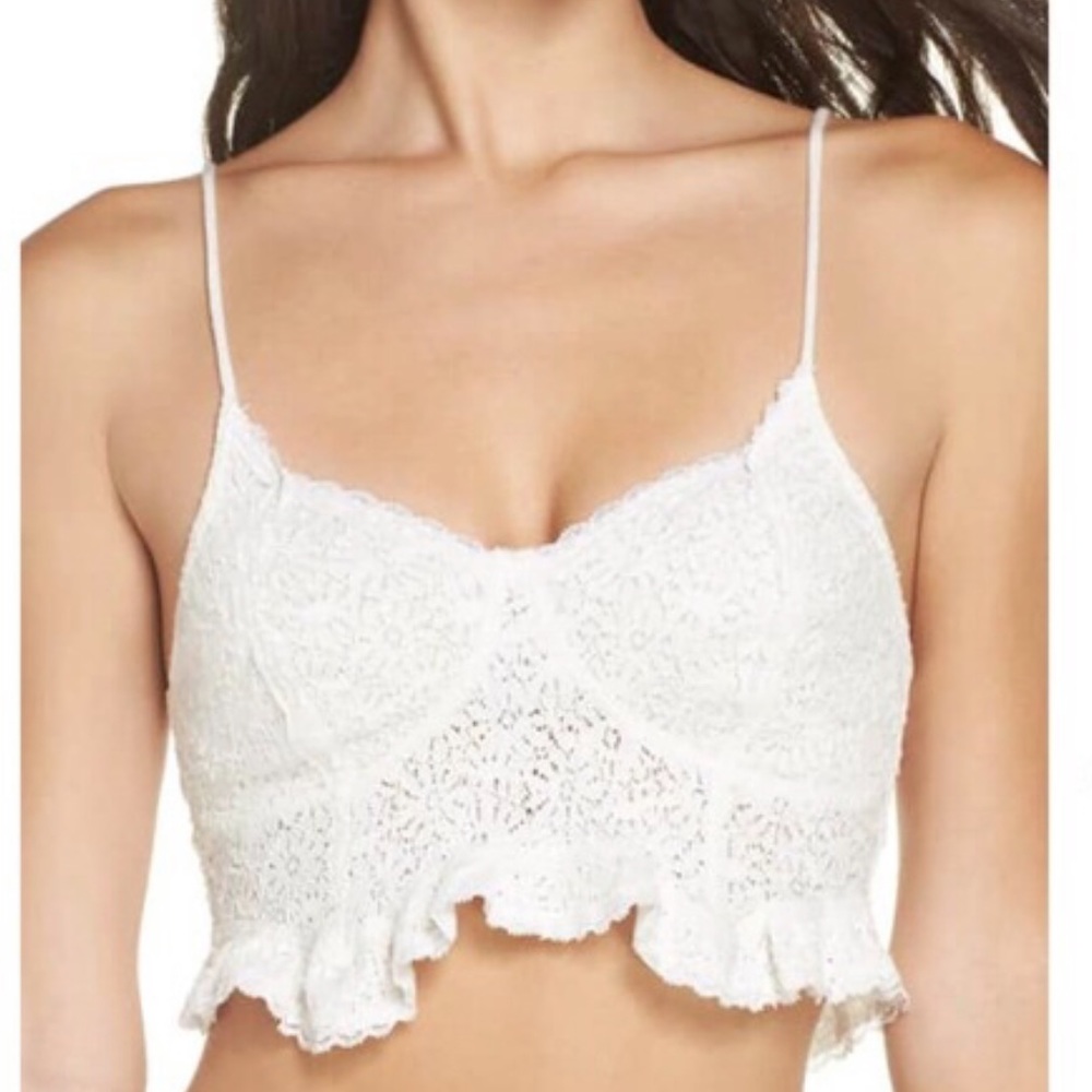 NEW Free People Intimately Fleur de Lys Underwire Crop Camisole